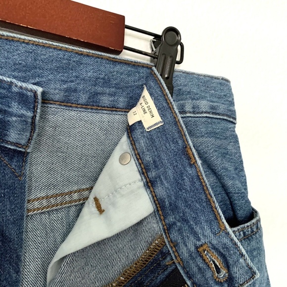 Madewell Rigid Denim A-Line Mini Skirt - Picture 6 of 10